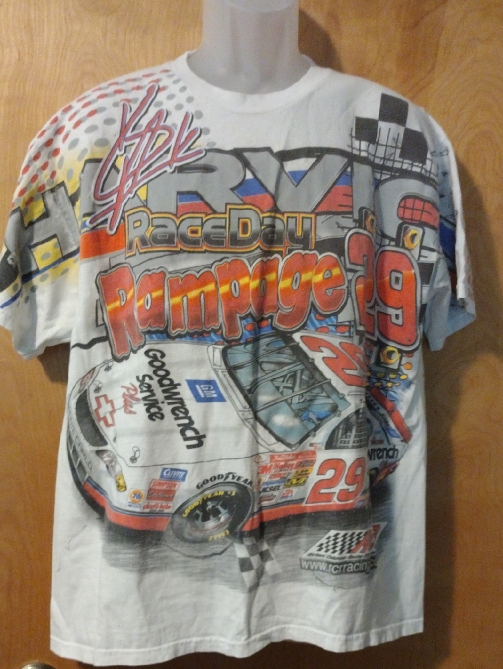 29 Harvick RaceDay Rampage Vintage Graphic Tee